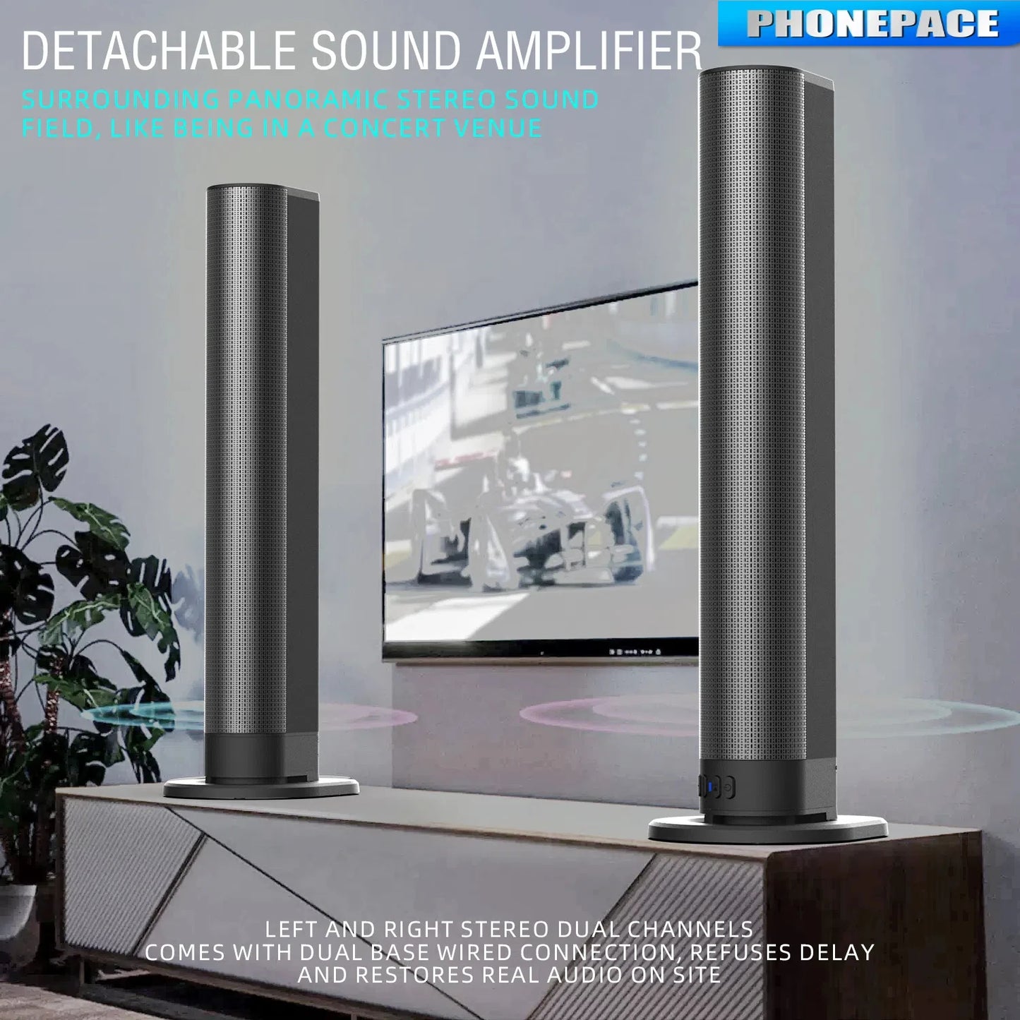 Bluetooth Speaker, Wireless Soundbar