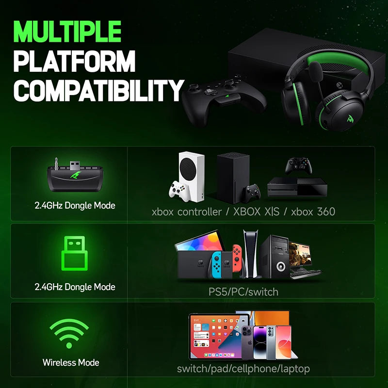 Gaming headset with detachable mic-
Low latency gaming headphones-
Wireless headset for PS5 and PC
