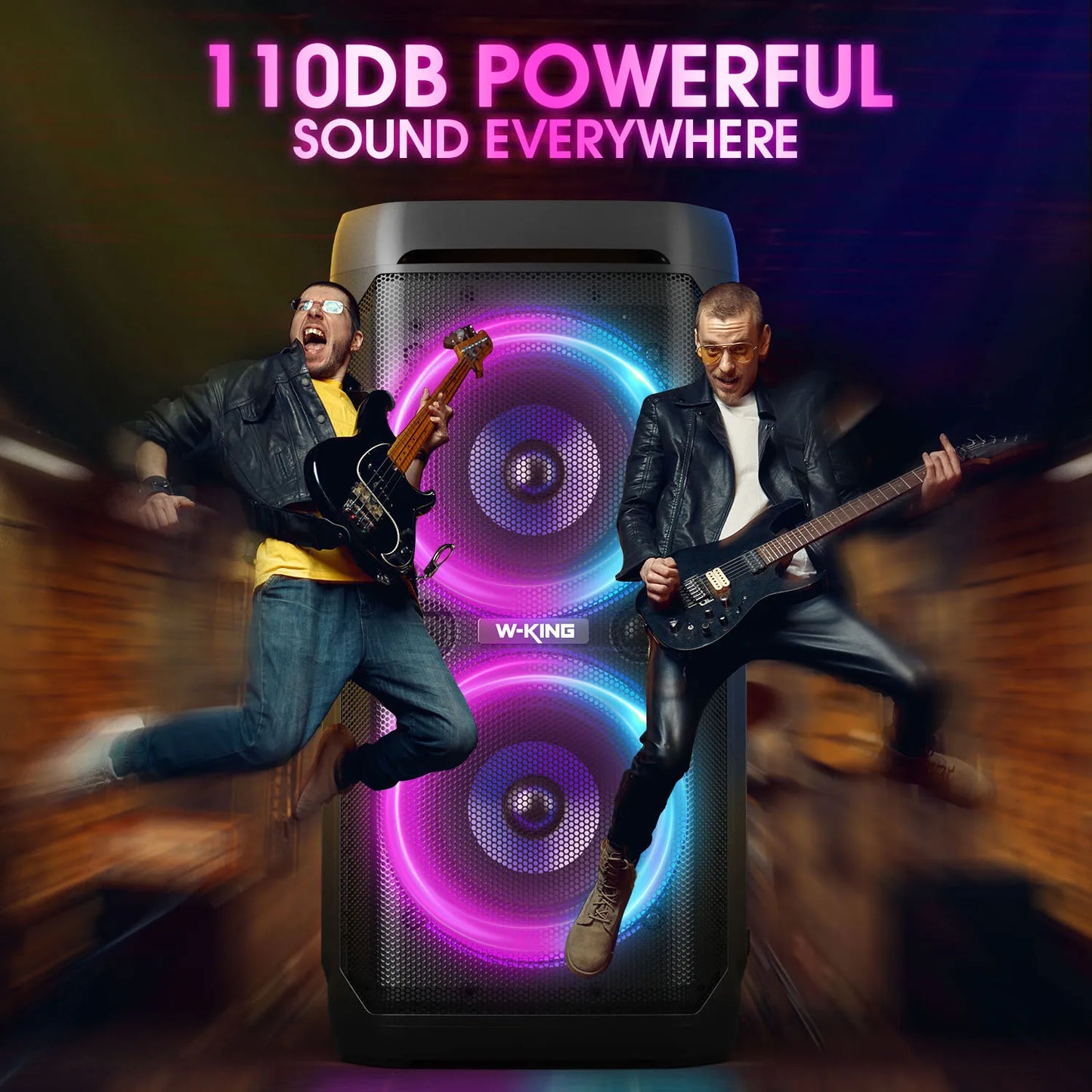 Loud wireless speaker-
Portable party speaker