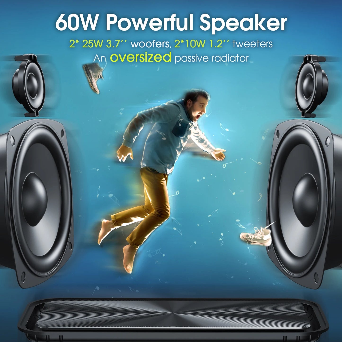 Outdoor Bluetooth speaker-Rugged waterproof speaker