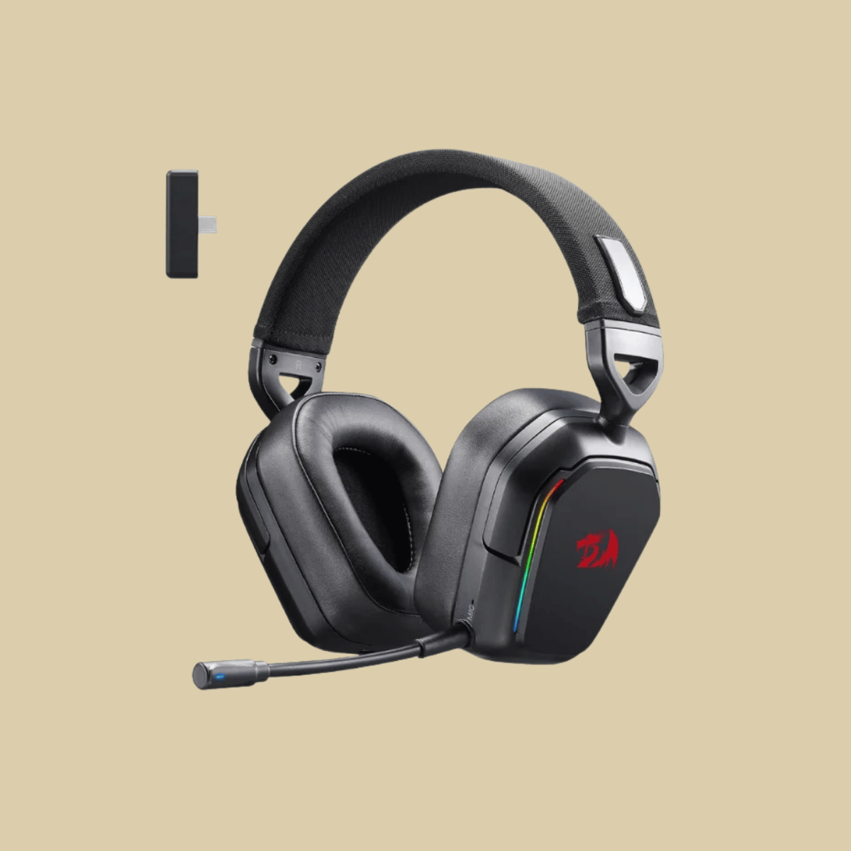 Redragon H868 3-Mode Wireless RGB Gaming Headset 7.1 Surround Sound