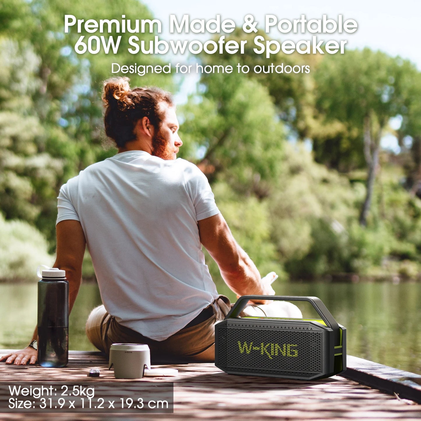 Wireless portable speaker-Deep bass Bluetooth speaker