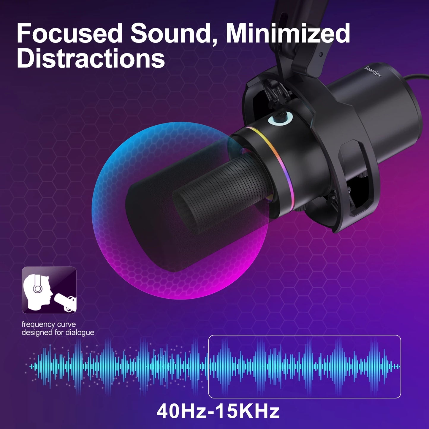 mic with noise reduction, studio mic kit