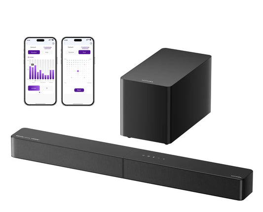 5.1 Bluetooth Soundbar with Subwoofer and Rear Speakers
