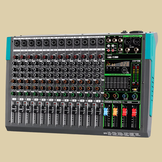 12 Channels Audio Sound Mixer