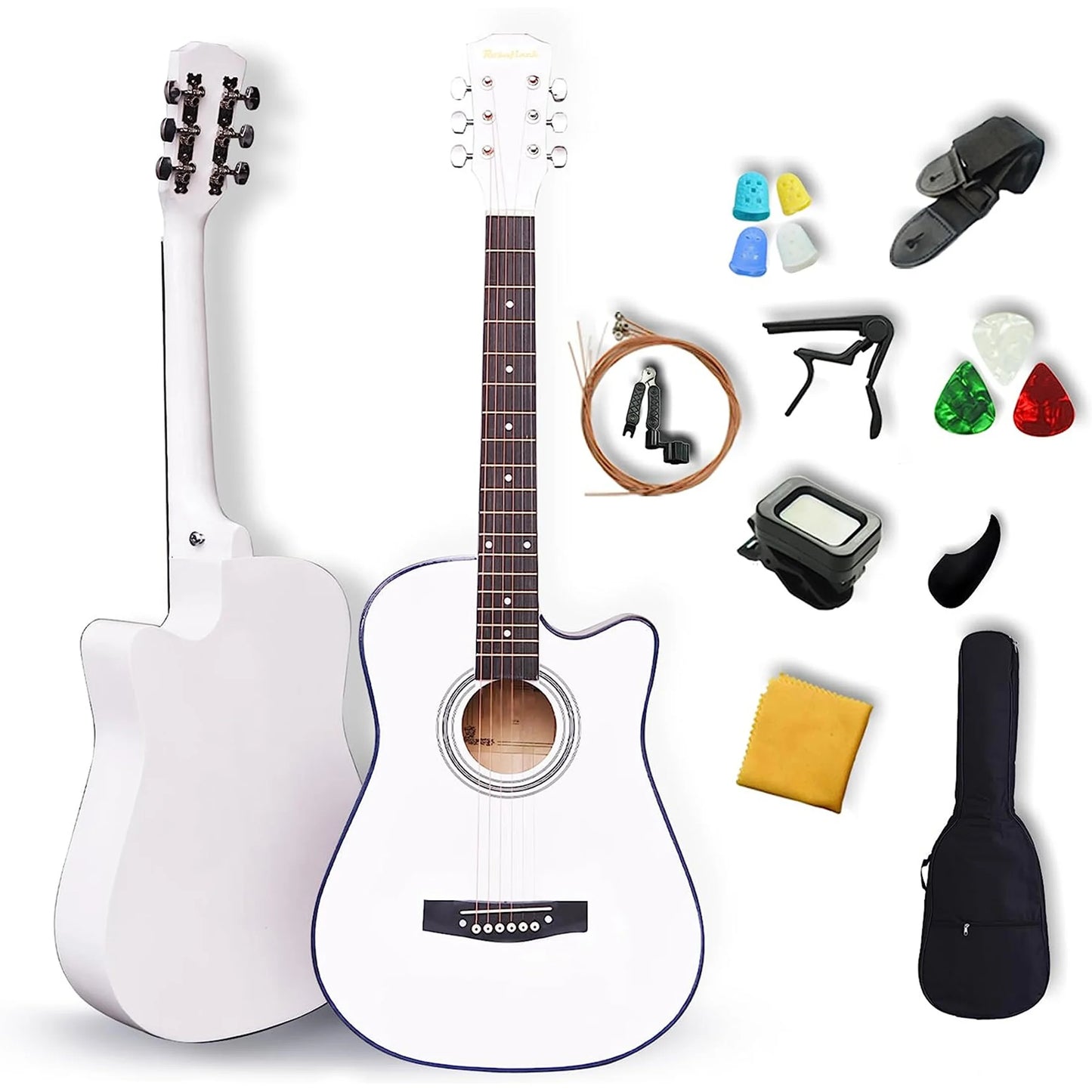 38 Inch Acoustic Guitar Set for Beginners Adults