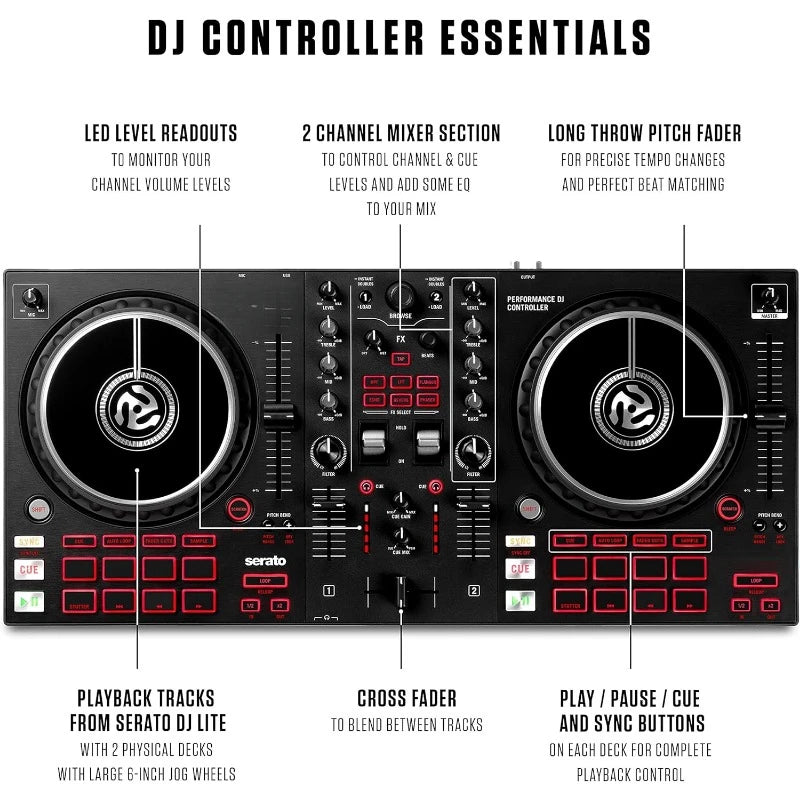 Mixtrack Pro FX – 2 Deck DJ Controller