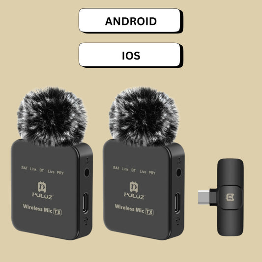 Wireless Lavalier Lapel Condenser Microphone