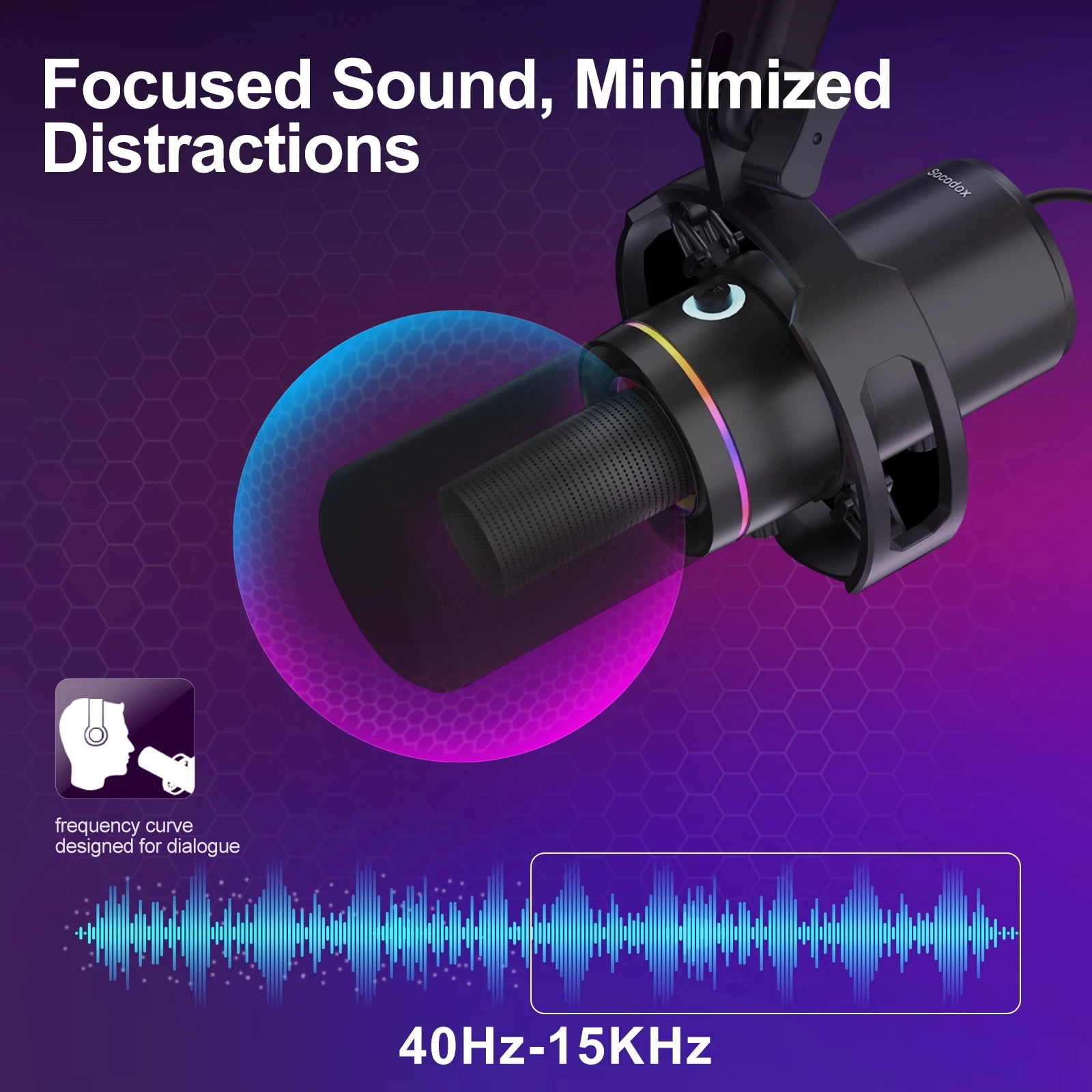 mic with noise reduction, studio mic kit